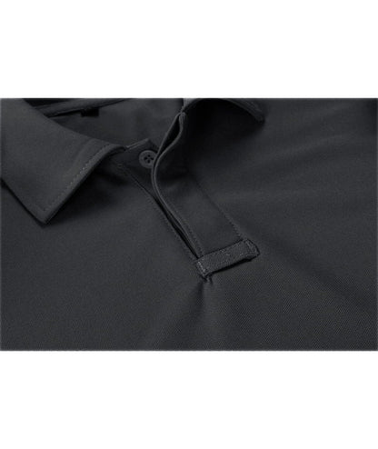 ZITY Mens Polo Shirt Short Sleeve Sports Tactical T-Shirt Athletic Golf Polos Daily Casual Stylish Collared Shirts for Men Dark Grey XX-Large