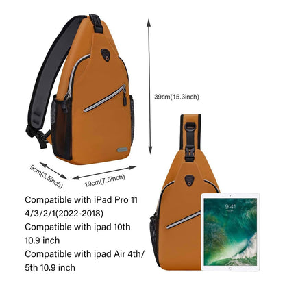 MOSISO Sling Backpack, Multipurpose Crossbody Shoulder Bag Travel Hiking Daypack