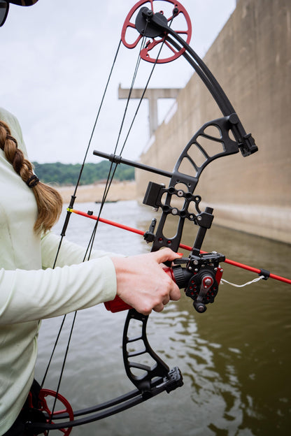 Cajun Bowfishing Winch Pro Reel Kit, Complete Bundle, Fighting Wheel Break, Highly Adjustable, One-Handed Operation, Superior Durability