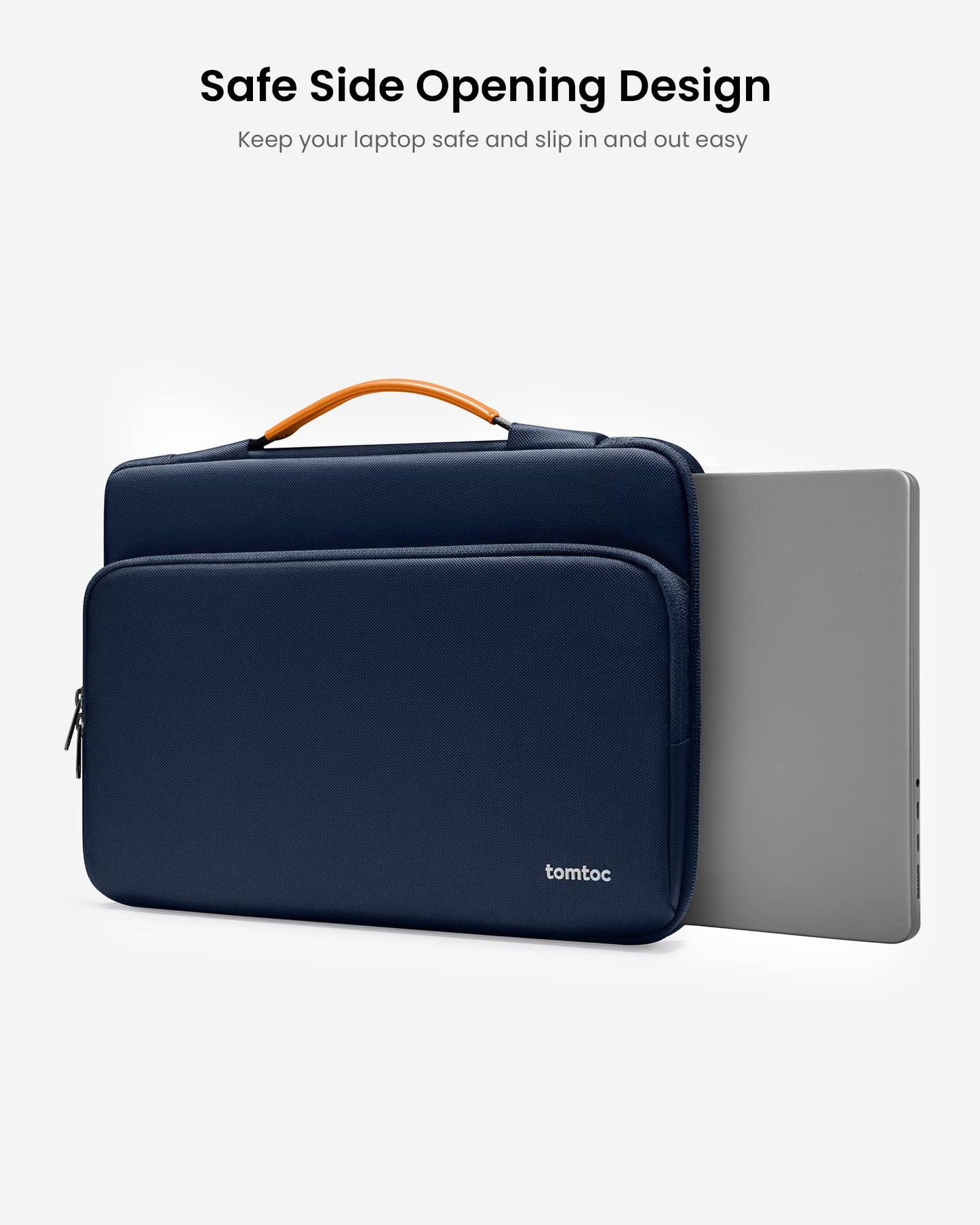 tomtoc 360 Protective Laptop Carrying Case compatible with 14-inch MacBook Pro M5/M4/M3/M2/M1 Pro/Max A3434 A3112 A3401 A3185 2025-2021, 12.9-13 Inch iPad Pro/Air, Water-Resistant Accessory Sleeve Bag