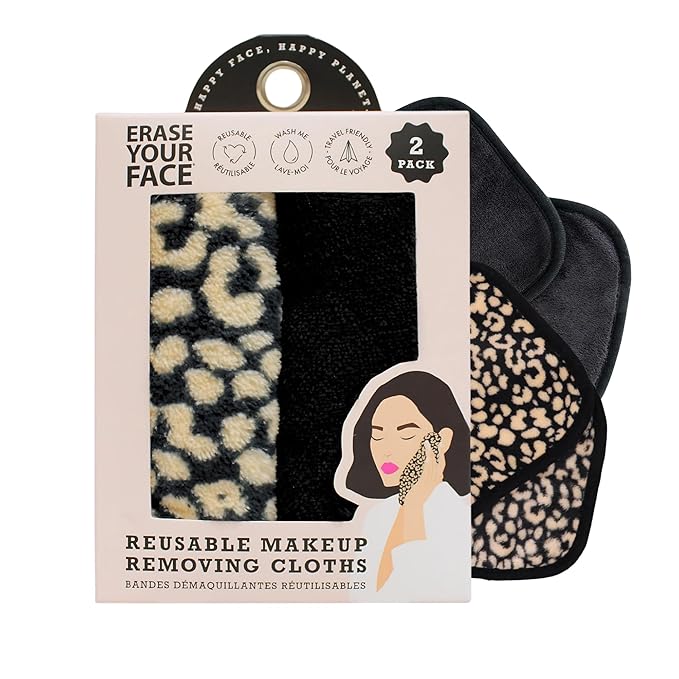 ERASE YOUR FACE Reusable Makeup Remover Cloths