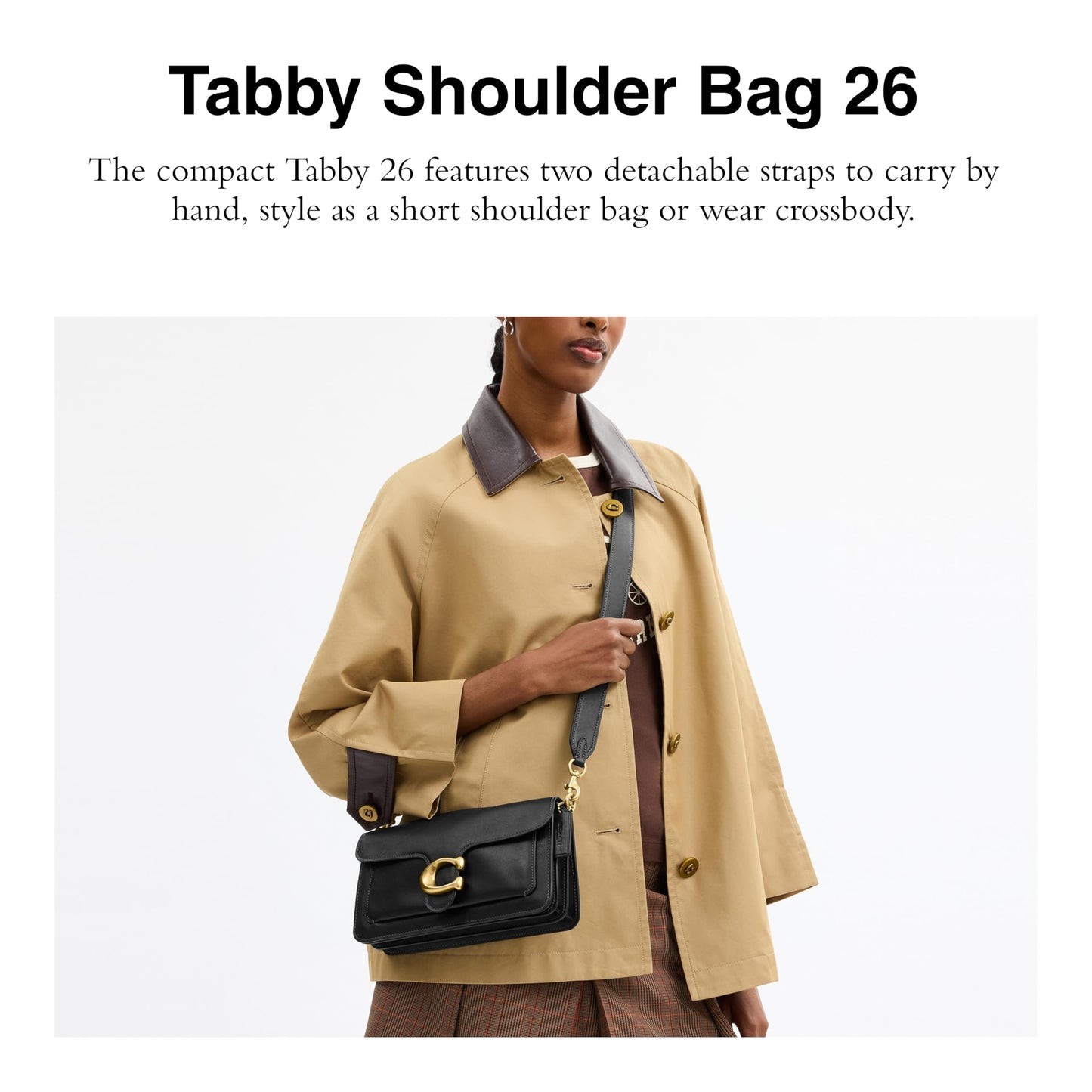 Tabby Shoulder Bag 26 in Soft Grain Leather