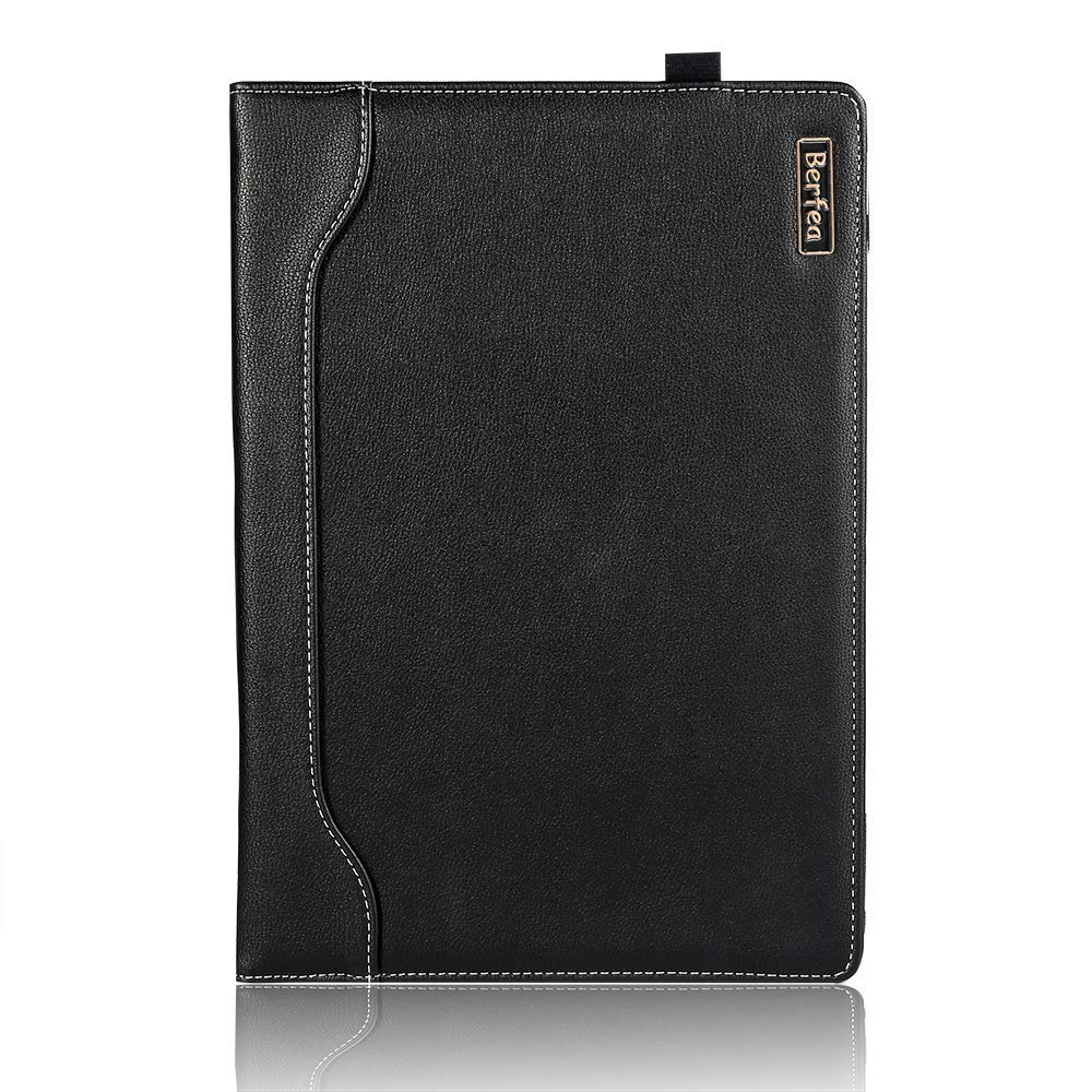 Berfea Protective Case Cover Compatible with Dell Latitude 5531 5530 5540 5550 15.6 inch Laptop Sleeve Notebook PU Leather Stand Hard Case Skin Pouch