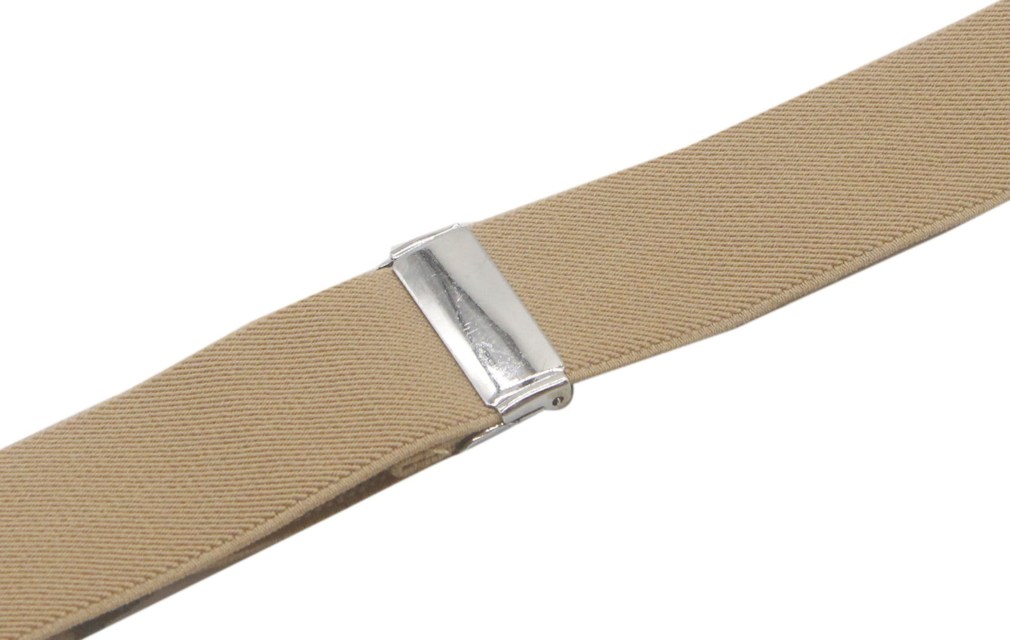 Doloise Mens Suspenders with 3 Swivel Hooks Belt Loops 1.4 Inch Wide Heavy Duty Adjustable Braces (khaki)