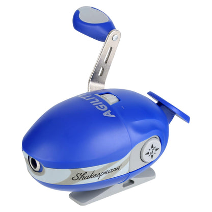 Shakespeare Agility Size 6 Spincast Fishing Reel, Ultra-Ergonomic Design, Soft-Touch Handle Knobs, Pre-spooled with Stren Line