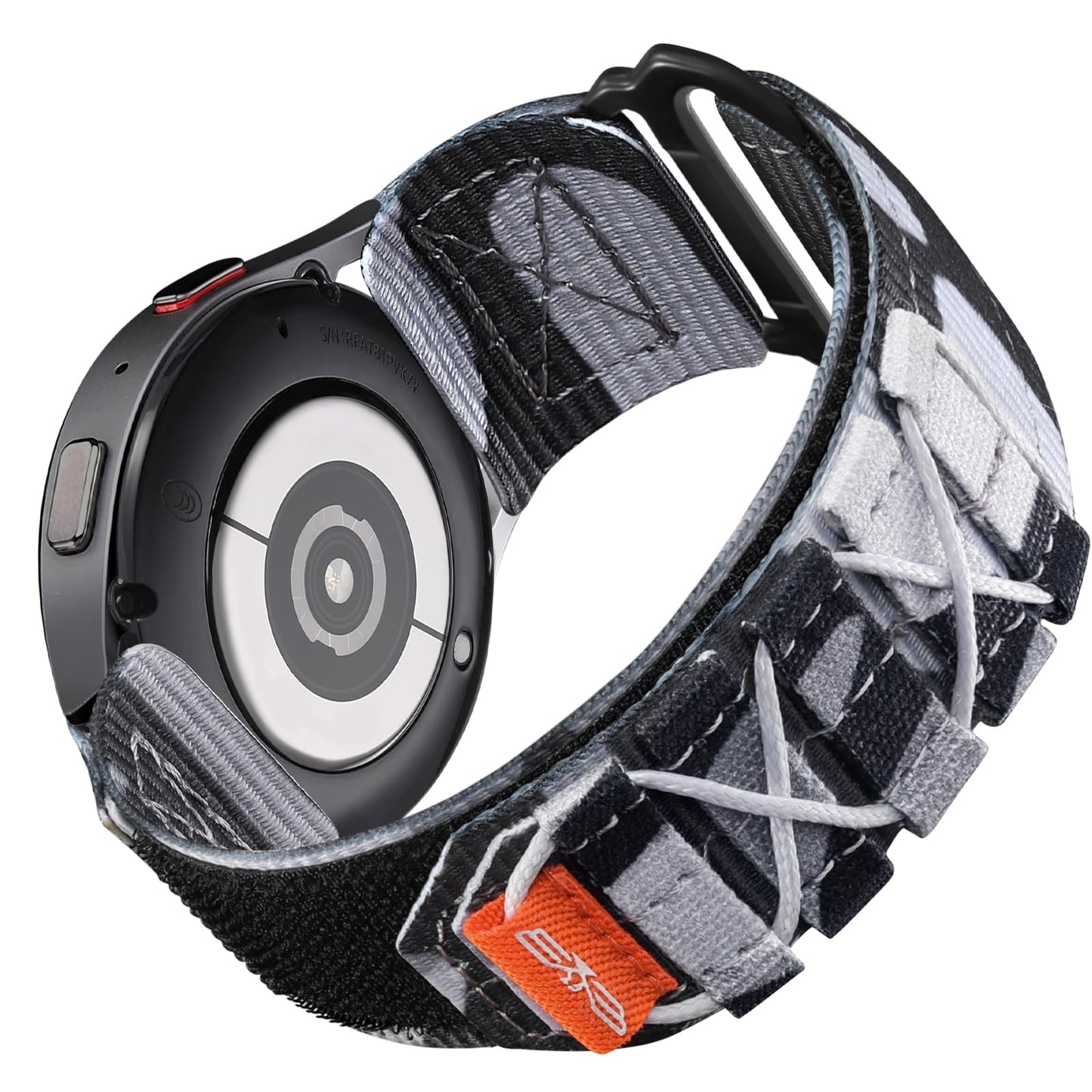 Bandletic 20mm Band Compatible with Samsung Galaxy Watch 7/6/5/4 44mm 40mm/FE 40mm/6 Classic 47mm 43mm/5 Pro/4 Classic/3 41mm, Military Rugged Nylon Sport Strap