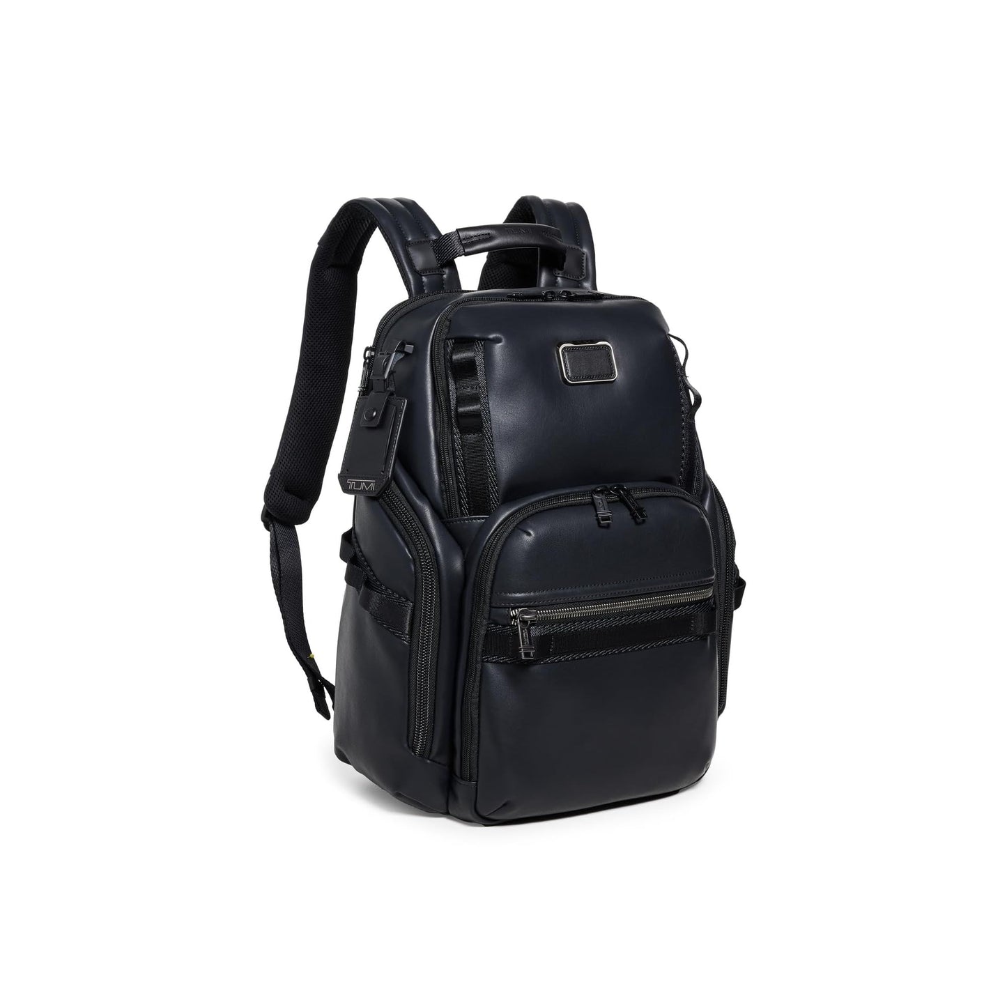 TUMI - Alpha Bravo Search Backpack - Laptop Backpack for Men & Women - Backpack for Work & Travel - 17.0" X 14.0" X 8.3" - Black Leather
