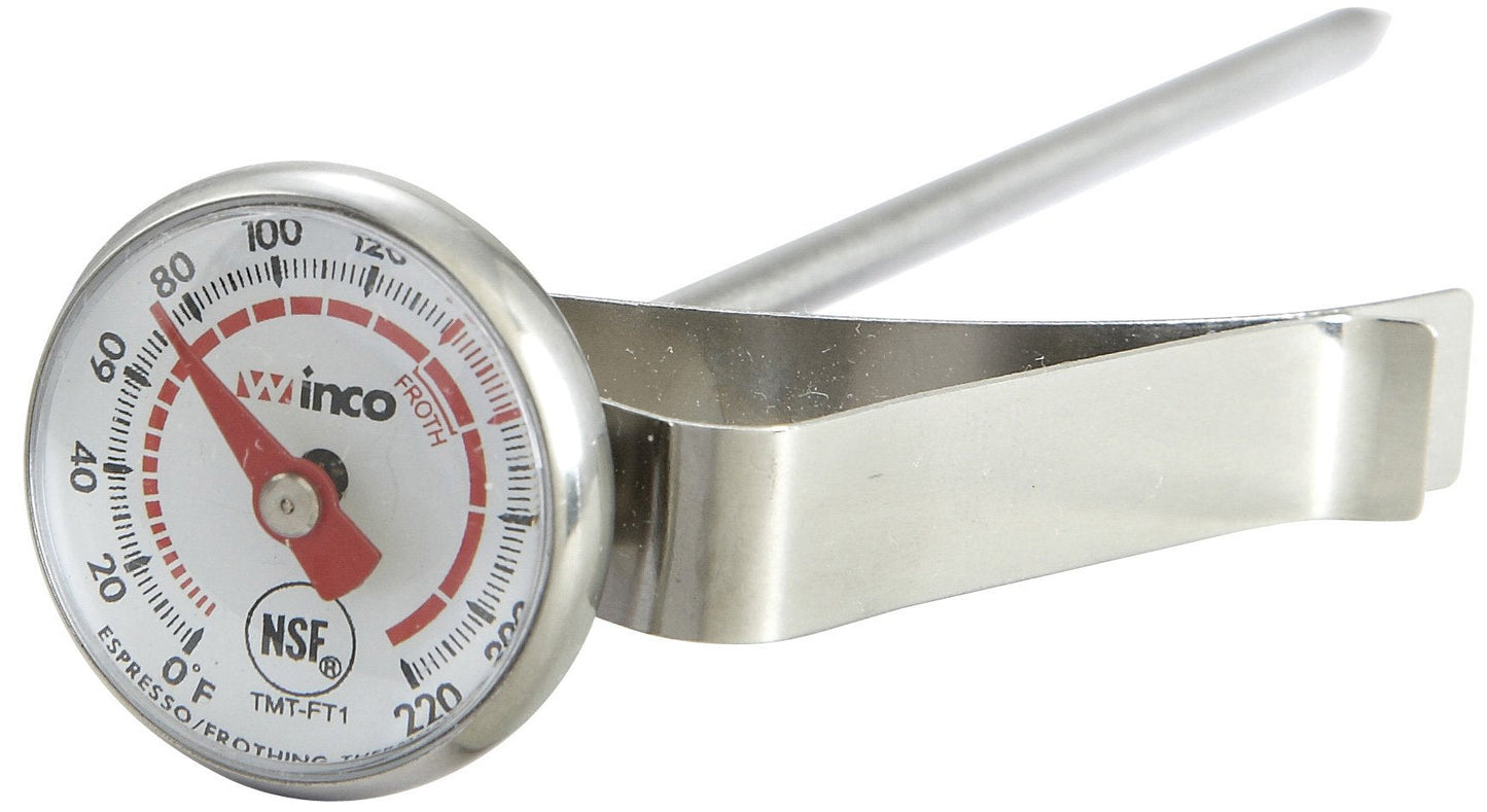 Winco 1-1/4-Inch Dial Digital Thermometer with 4-3/4-Inch Probe