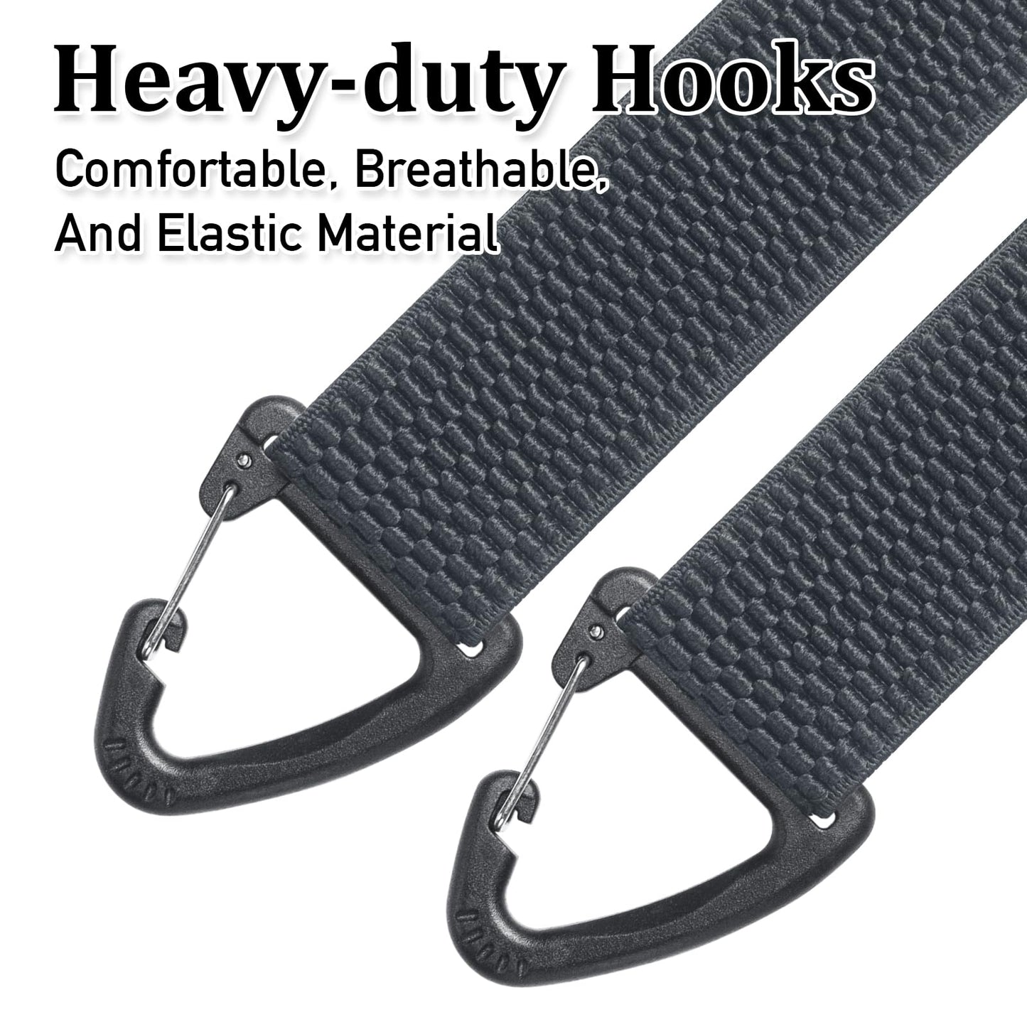 SUNEZLGO Suspenders for Men Heavy Duty, X Back Hidden Suspender 1.5" Under Clothing, Adjustable Work Suspenders for Men Women