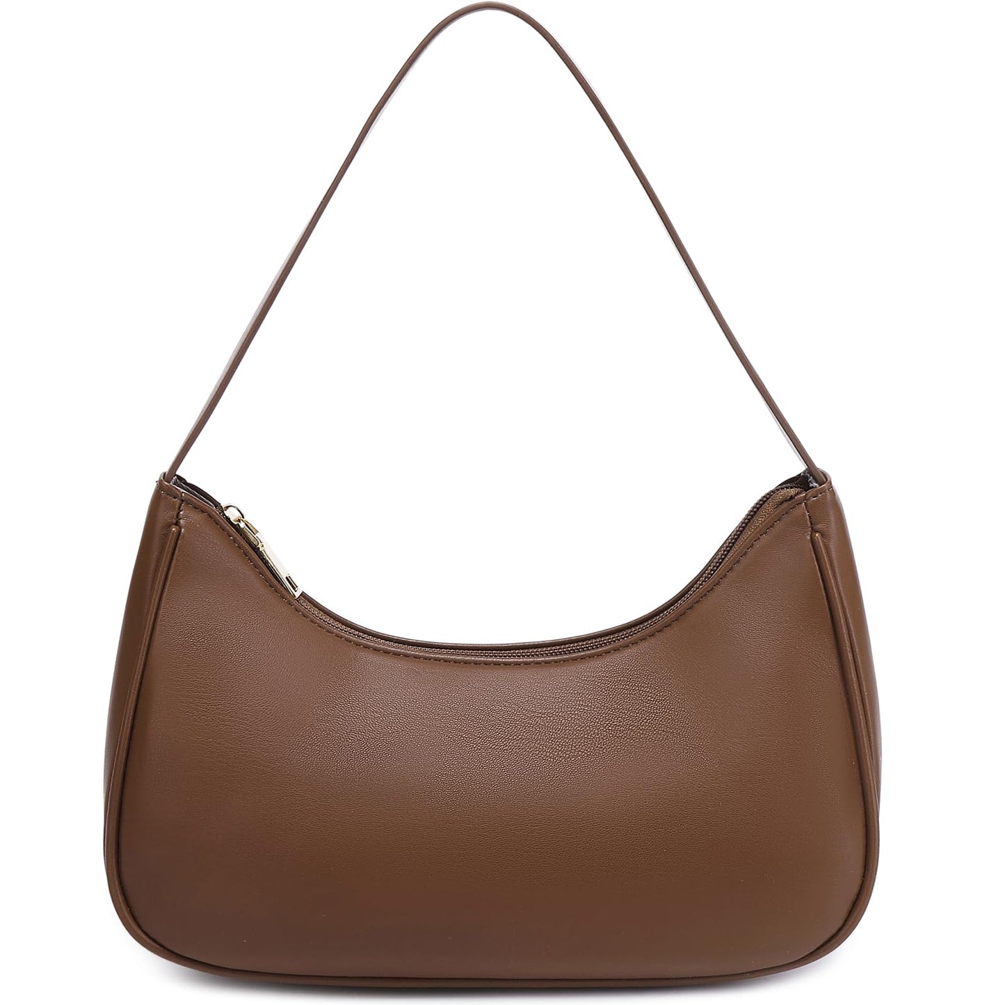 Fashion shoulder Bag for Women's Cute Hobo Tote Handbag Mini Clutch Underarm Purse for Daily Use/Work/Travel/Casual Outings (Coffee)