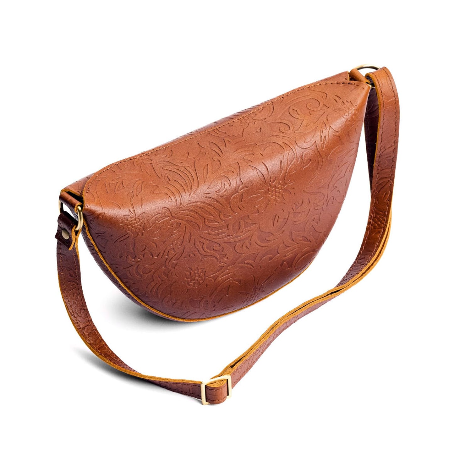 Portland Leather Goods Koala Sling Bag – Leather Sling with Top Magnetic Closure, Interior Pocket & Adjustable Strap – Handmade from the Finest Full-Grain Hides – Medium, Meadow