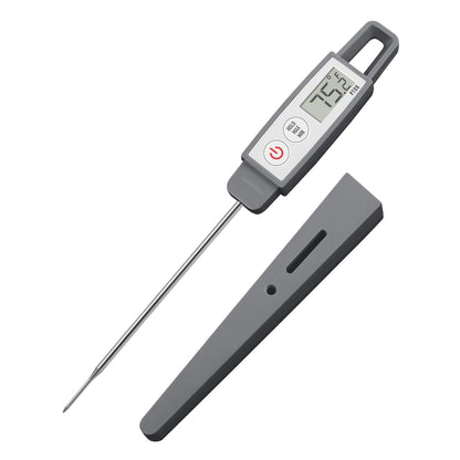 Lavatools PT09C Super-Quick Commercial Grade Digital Thermometer for Cooking, Meat, Candy, Candle, Liquid, Oil, 3" Compact Probe, Splash Proof, °C/°F Toggle, Hold Function - Sesame