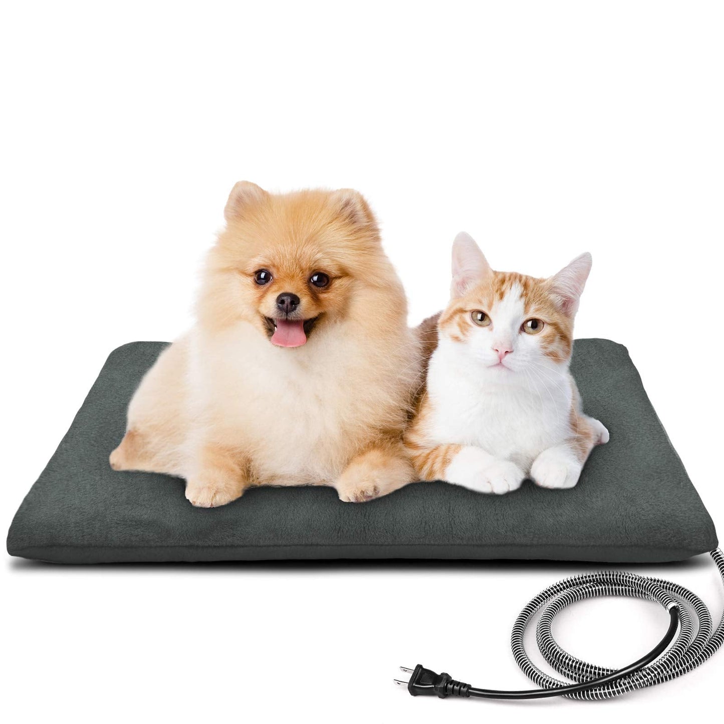 PETNF Outdoor Pet Heating Pads for Dog,Soft Electric Blanket Auto Temperature Control,Heated Mat for Dog House,Whelping Supply for Pregnant New Born Stray Feral Cat Puppy,Safe