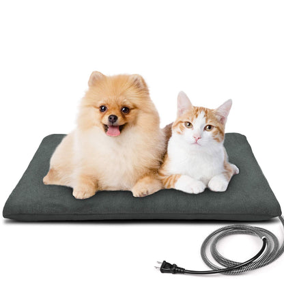 PETNF Outdoor Pet Heating Pads for Dog,Soft Electric Blanket Auto Temperature Control,Heated Mat for Dog House,Whelping Supply for Pregnant New Born Stray Feral Cat Puppy,Safe