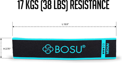 Bosu Fabric Resistance Bands (3 Pack), Multi (72-6920)