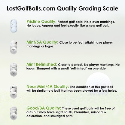 LostGolfBalls - 100 e6 Soft Golf Balls in Near Mint Condition, AAAA Quality, Recycled Used Golf Balls, Best Value Golf Balls, White