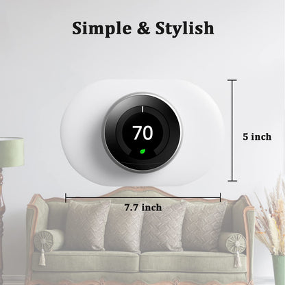 Nest Wall Plate for Google Nest Learning Thermostat 2nd/3rd, 7.7 * 5 inch Nest Thermostat Trim Kit, Made for Google Nest Learning Thermostat 2nd/3rd, Easy Installation