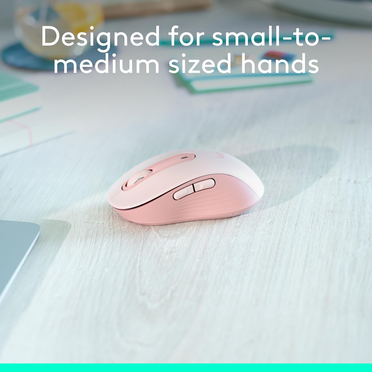 Logitech Wireless Mouse Signature M650 L Full Size - Large Hands, 2-Year Battery, Silent Clicks, Customizable Buttons, Bluetooth, PC/Mac/Chromebook - Black, Right-Handed, Large