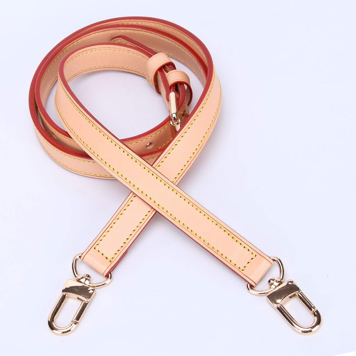 Genuine Vachetta Leather Adjustable Crossbody Replacement Straps for Purses Shoulder Bags