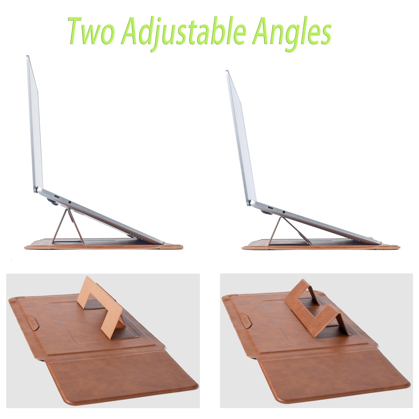 Hyfant 16 Inch Multifunctional Laptop Sleeve Case with Stand Soft Slim Cover for MacBook Pro/Air/ThinkPad X1/Dell XPS/Lenovo Yoga/HP Pavilion/ASUS Zenbook/LG gram/Chromebook 15" 15.3" 15.6"