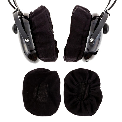 KORE AVIATION 100% Cotton Headphone Ear Covers Washable Double Knit for Aviation Headset, Gym, Training, Racing, Gaming, Hunting & Headset Ear Pads (Sold in Pairs)