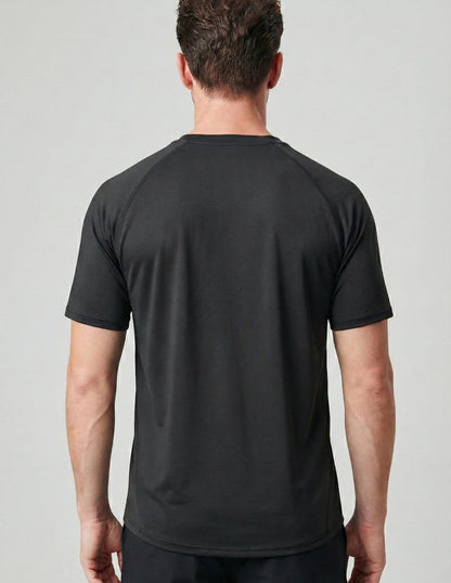 5 Pack Men’s Active Quick Dry Crew Neck T Shirts | Athletic Running Gym Workout Short Sleeve Tee Tops Bulk (Set 8, Small)