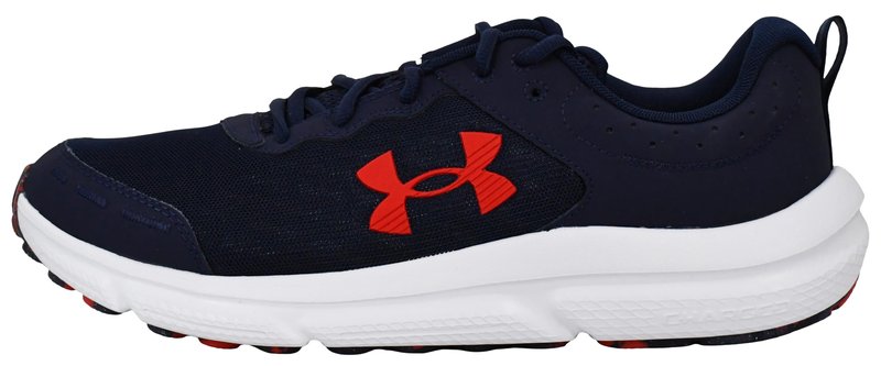Under Armour Men's Charged Assert 10, (410) Midnight Navy/Midnight Navy/Red, 3, US