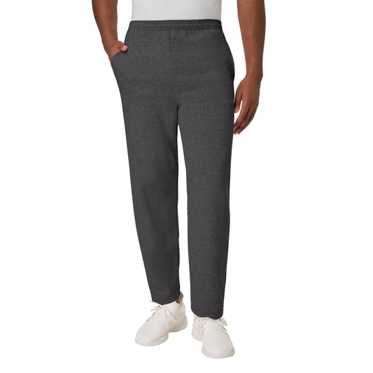 Hanes Men's Sweatpants, EcoSmart Fleece Sweats for Men, Open Bottom Sweatpants, 30.5"
