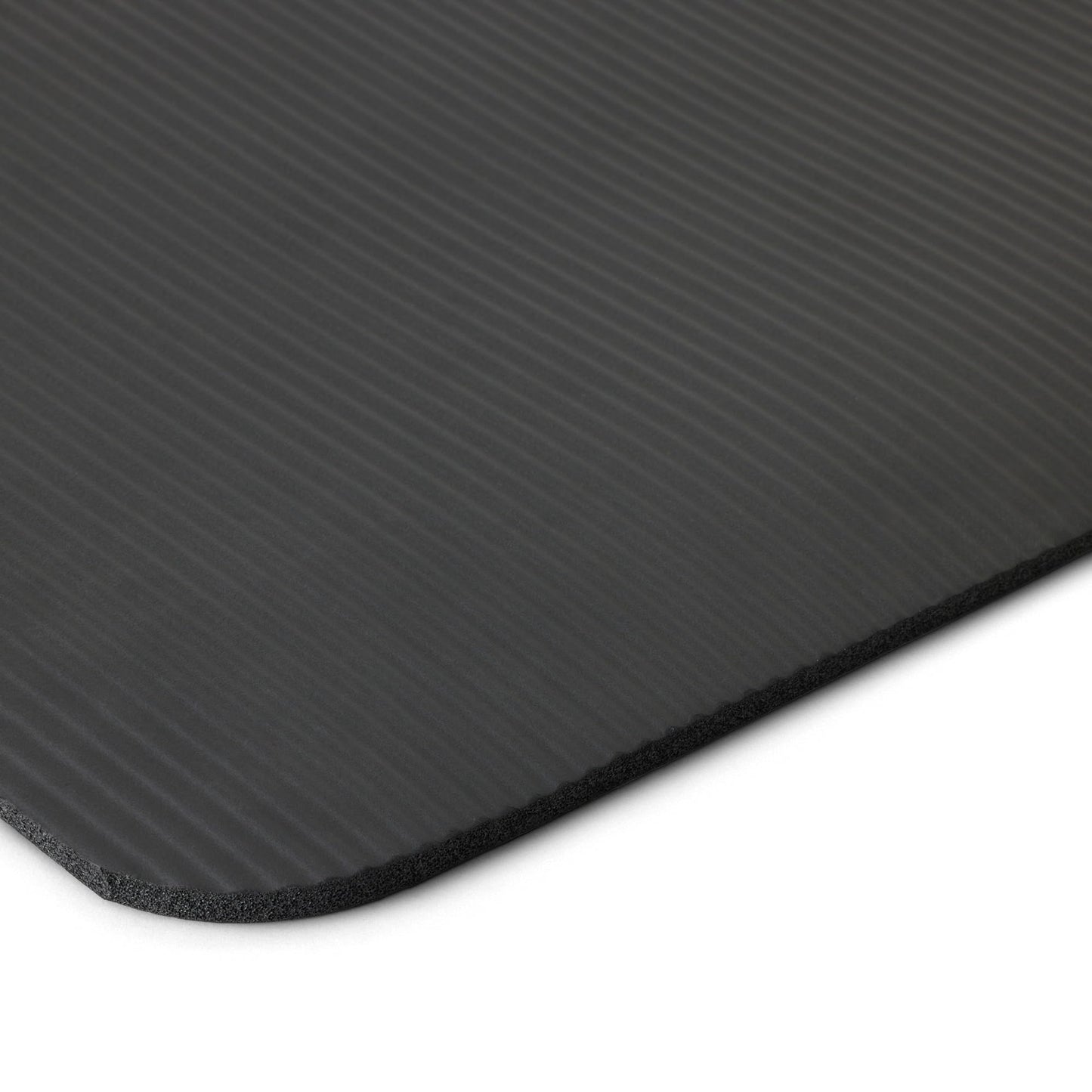 Amazon Basics 1/2 Inch Extra Thick Exercise Yoga Mat with Carrying Strap, Cushioned Support, for Fitness and Gym Workouts