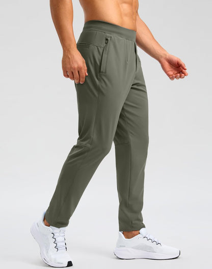 G Gradual 30"/32"/34" Inseam Tall Mens Sweatpants with Zipper Pockets Stretch Golf Workout Pants for Men Casual Athletic