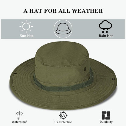 Sun Hats for Men & Women - UPF 50+ UV Protection Bucket Hat for Safari, Fishing, Hiking & Beach
