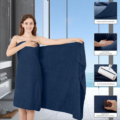 Hand Towels Set 2 Pack-16“x31”, Ultra Soft Microfibers Bathroom Towel Set