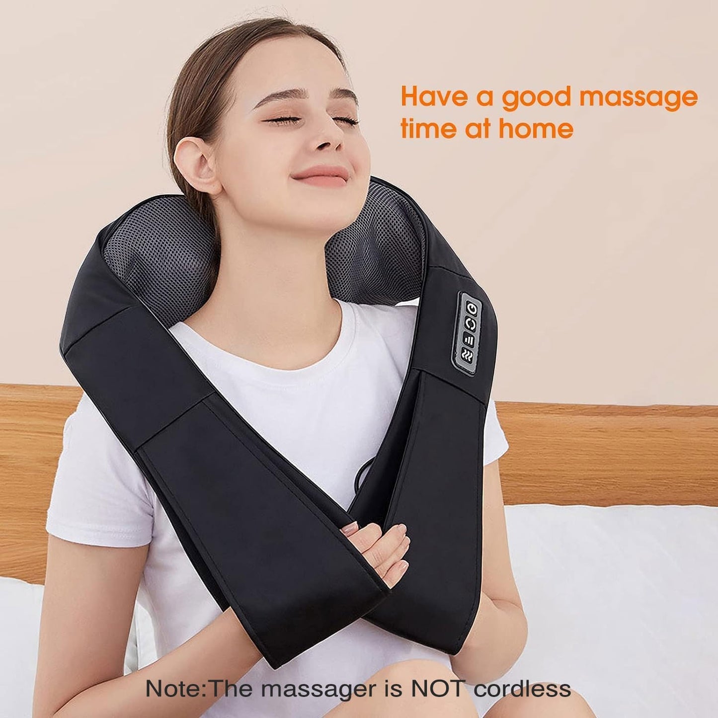 AERLANG Fathers Day Dad Gifts Neck Massger,Shiatsu Neck and Back Massager with Heating Neck and Shoulder Massager Deep Kneading Pillow for Massage Home Office Car Use Gifts for Women Men Dad Mom