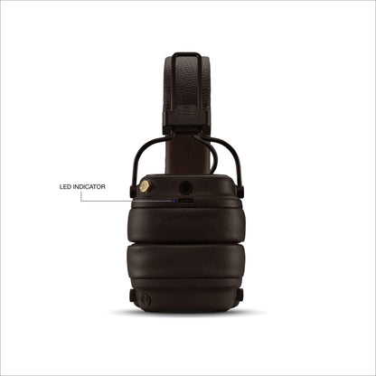 Marshall Major V On-Ear Wireless Bluetooth Headphones - Brown