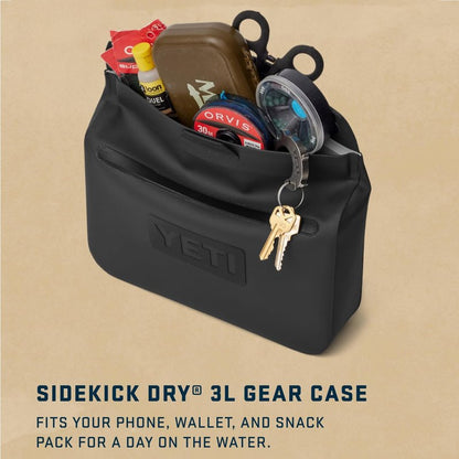 YETI Sidekick Dry 3L Gear Case, Cape Taupe