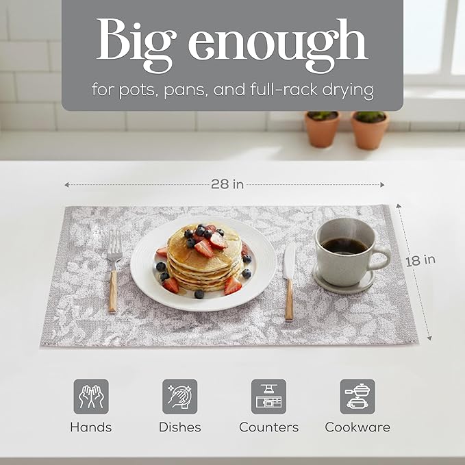 MosJos Kitchen Towels, Cotton Hand Towels, 18 x 28 Kitchen Linens