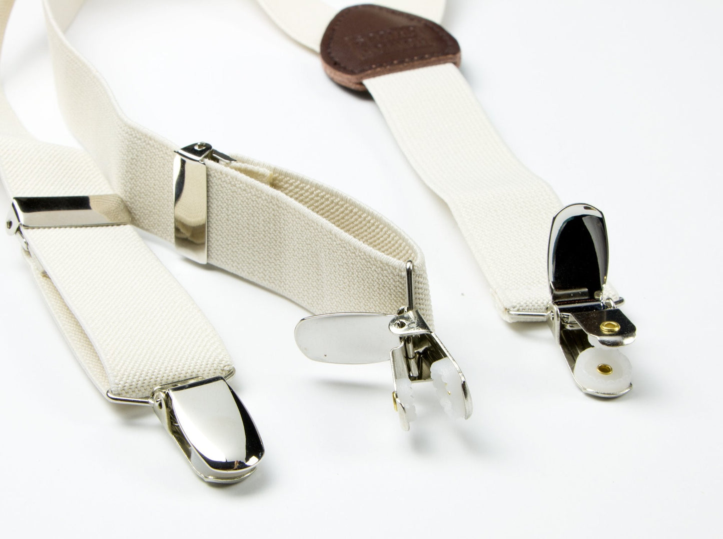 Spring Notion Mens' Linen Blend Suspenders and Bow Tie Set for Groomsmen Wedding, Sage 48 Inch