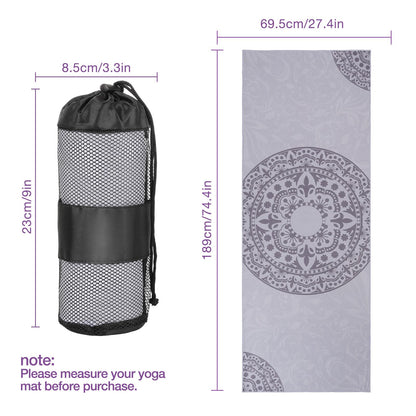 MoKo Yoga Towel, Non Slip Hot Yoga Blanket Printing Pattern Quick Dry with Corner Pocket for Bikram, Pilates, Gym Workout, Outdoor Picnic