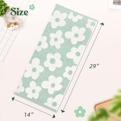 Jacquotha Floral Hand Towels Decorative Towel Set of 4, Bathroom & Kitchen &