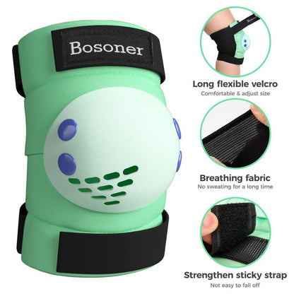Kids Knee Pad Elbow Pads for Roller Skates Cycling BMX Bike Skateboard Inline Rollerblading, Skating Skatings Scooter Riding Sports