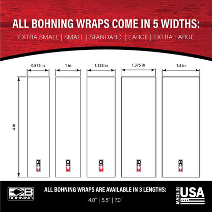 Bohning 4" Solid Arrow Wraps, Small, Blue