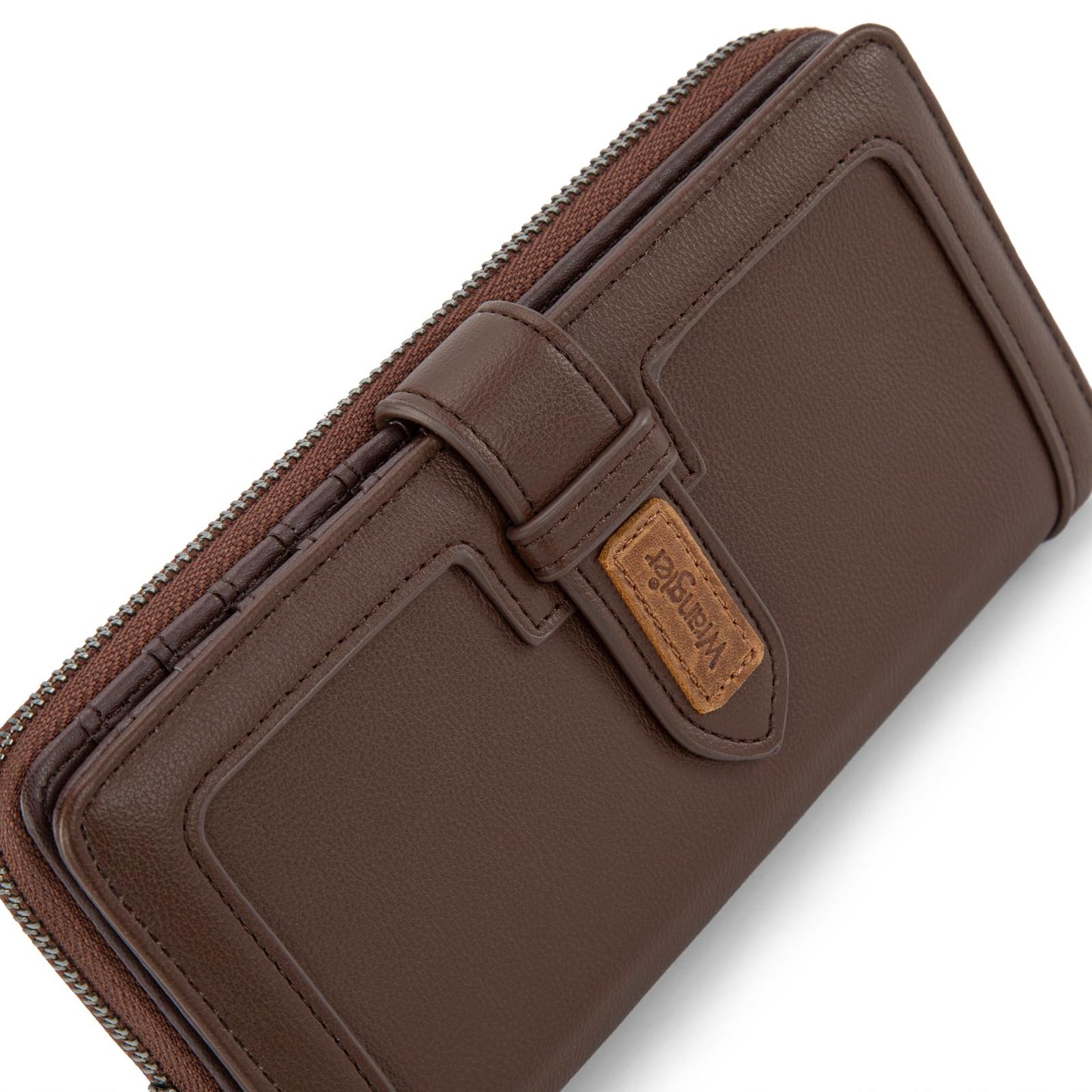 X Wrangler Women's Wallets Large Wristlet Wallets for Women Bifold Card Wallet, Card Cases & Money Organizers Ladies Female Clutch Phone with ID Window and RFID Lining