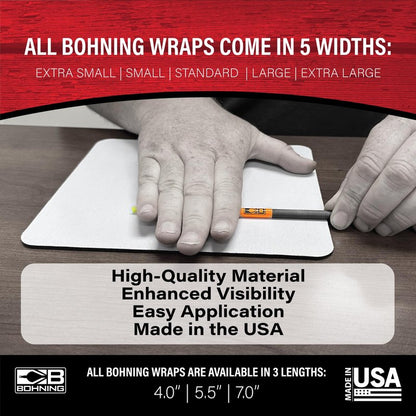 Bohning 4" Solid Arrow Wraps, X-Small, Neon Green