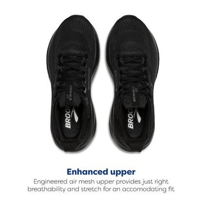 Brooks Women’s Adrenaline GTS 25 Supportive Running & Walking Shoe - Black/Black/Ebony - 6 Medium