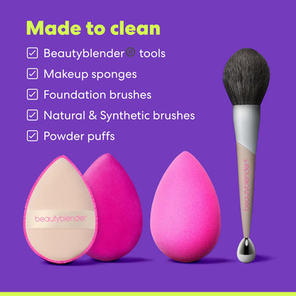 beautyblender® | Blendercleanser® Tool Wash | Lavender Purifying Liquid Soap | Hand, Sponge, Brush, Makeup Tool Cleanser | Lavender-Scented, Vegan, Paraben-Free, Sulfate-Free, 5 oz