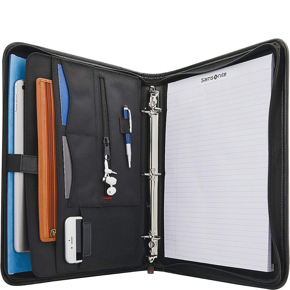 Samsonite Xenon Business 3 Ring Portfolio, Black, One Size