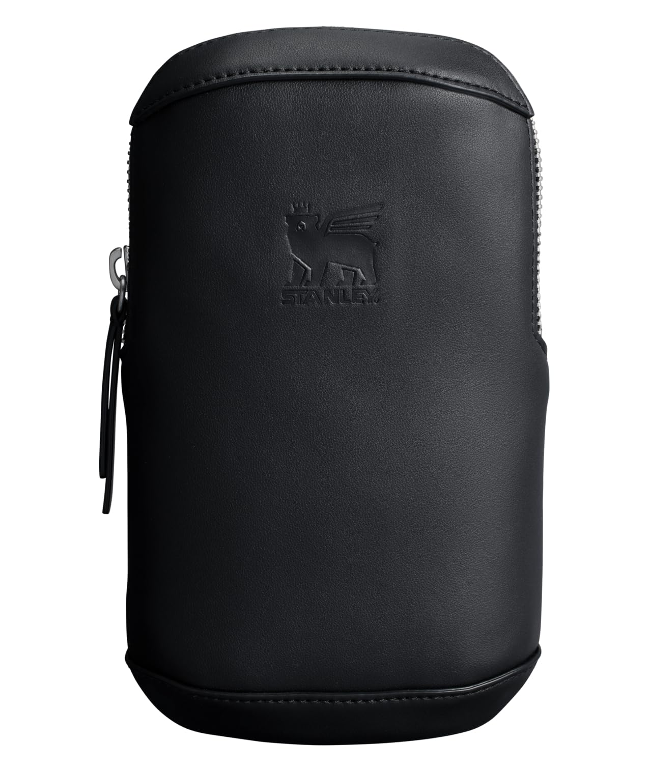 STANLEY Cross Bottle Essentials Case Max | Phone, Wallet, Keys Holder for Water Bottle | Faux Leather Accessory Pouch for Carry All Strap | Tumbler Cup Accessories | BPA-Free | Black
