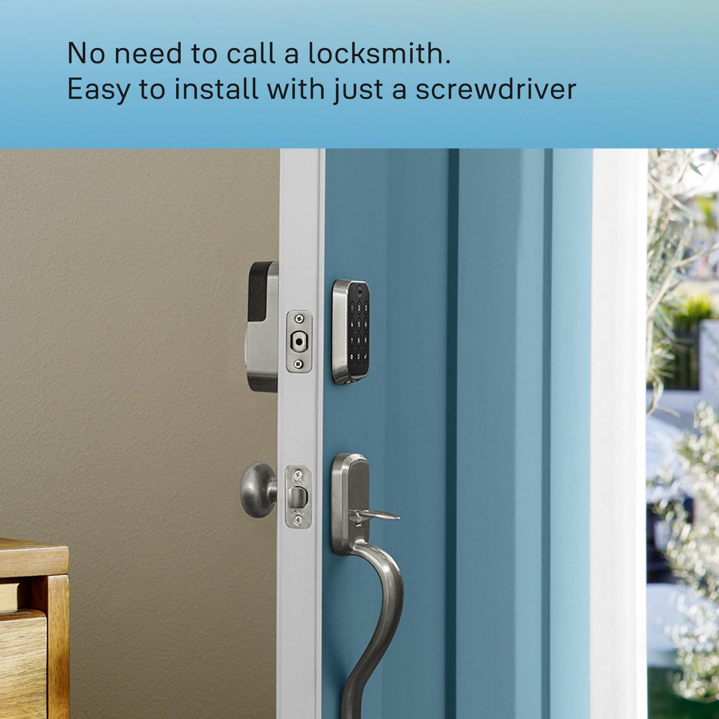 Yale Security Assure Lock 2 Deadbolt, Black Suede Keyed Smart Entry Door Lock with Wi-Fi Connected Keypad for Code Entry and Remote Access, YRD410-WF1-BSP
