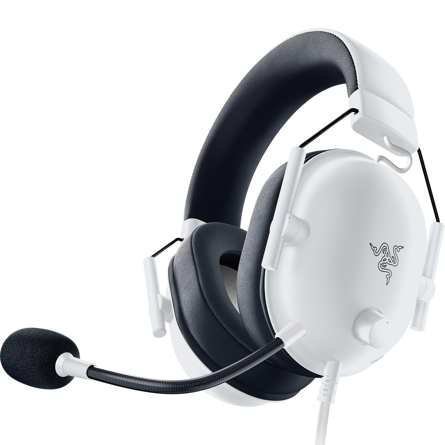 Razer BlackShark V2 X Gaming Headset: Special Edition - 50mm Drivers - Cardioid Mic - Comfortable Noise Isolating Earcups - for PC, Mac, PS5, Xbox One, Nintendo Switch via 3.5mm Audio Jack - White