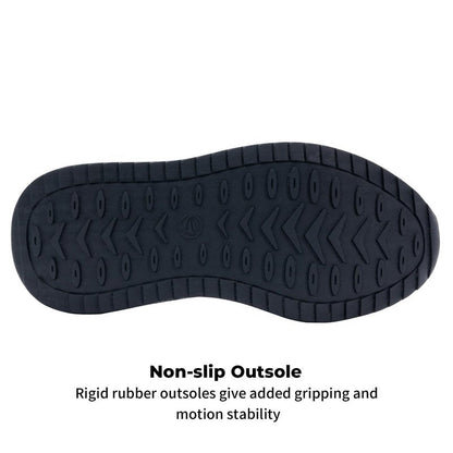 RomenSi Womens Walking Shoes Arch Support Tennis Orthotic Sneakers Plantar Fasciitis Rocker Bottom Shoes for Foot and Heel Pain Relief BlackRose US 6